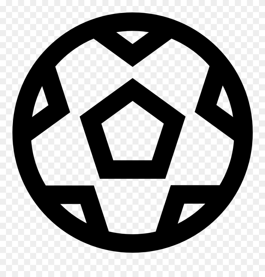 Material Icons Ball - Soccer Training Icon Clipart