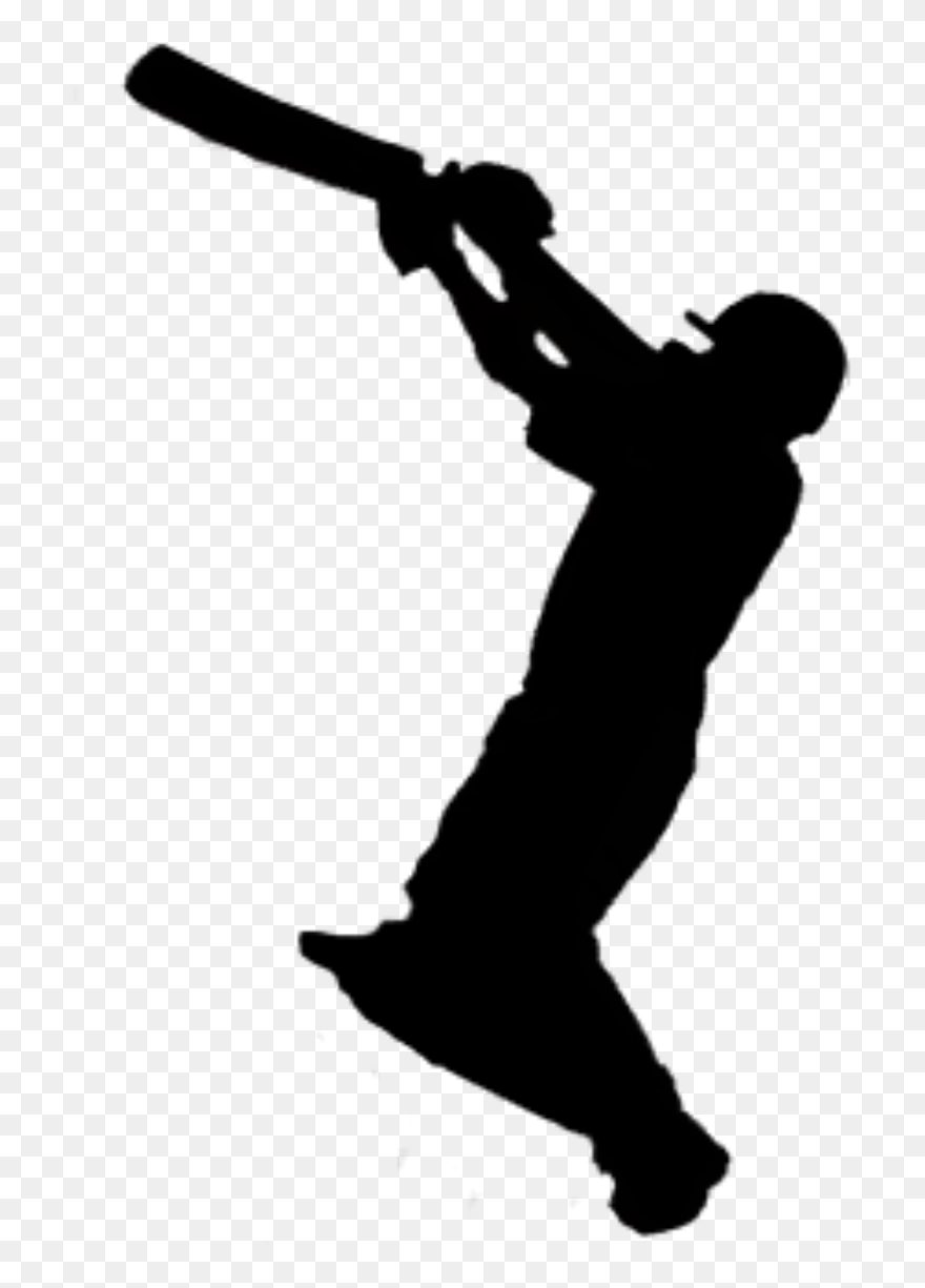 Cricket Batsman Vector Png - Cricket Logo Vector Png Clipart