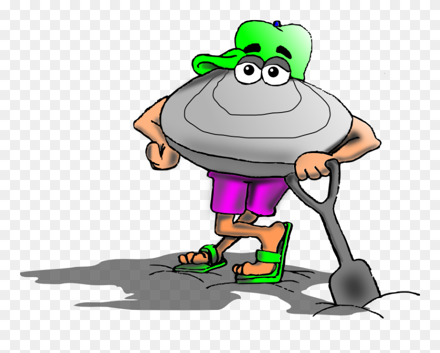 Gil The Clam Guy - Clam Cartoon Clipart
