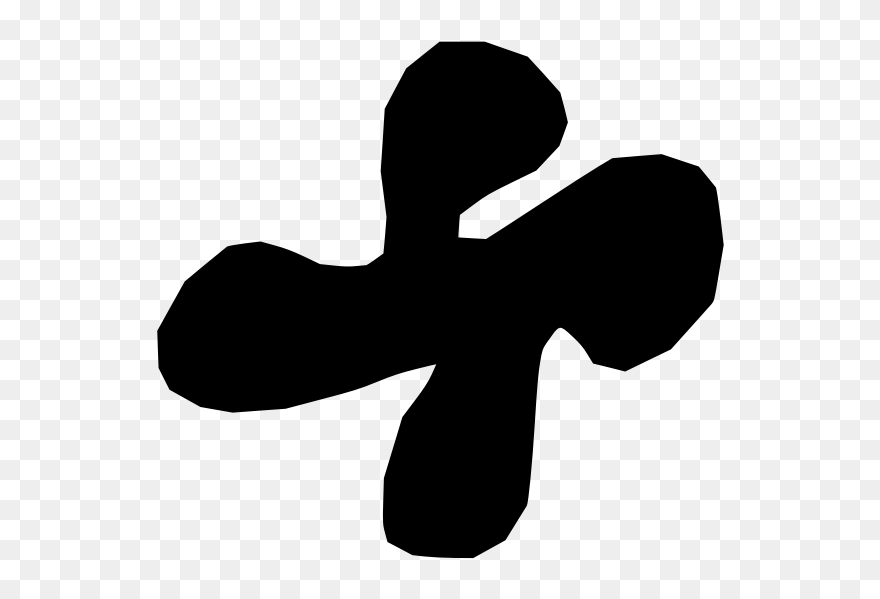 Pinwheel Silhouette - Clip Art - Png Download