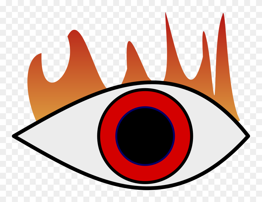 Burning Eye - Eyes Pain Clipart - Png Download