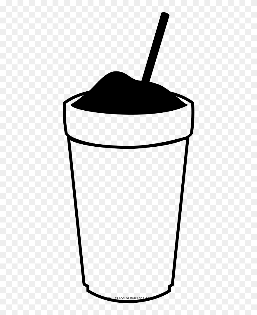 Smoothie Coloring Page Clipart