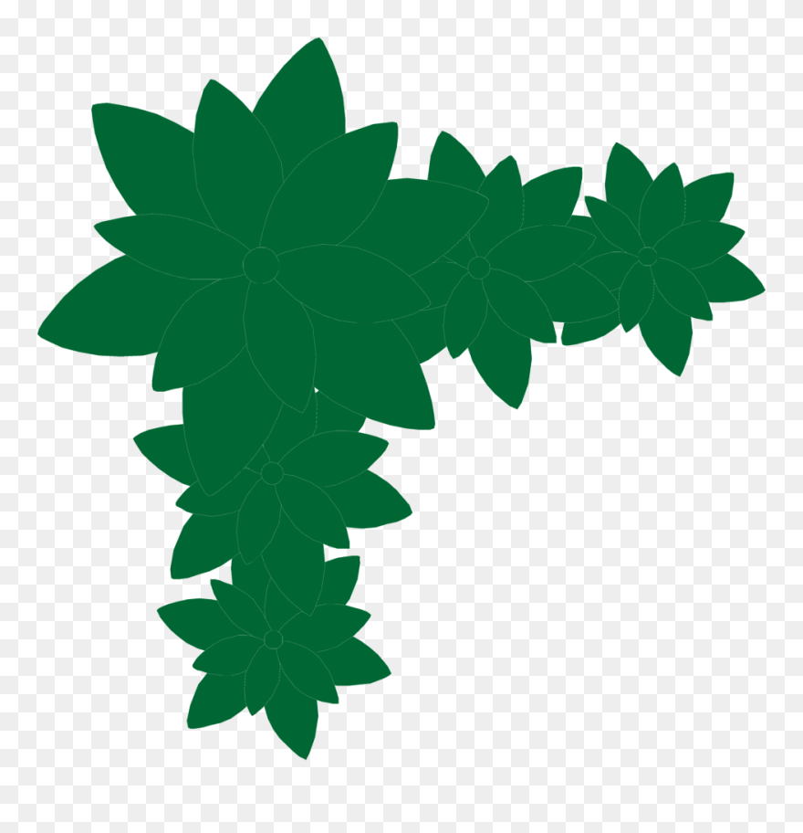 Corner Clipart Leaf - Clip Art - Png Download
