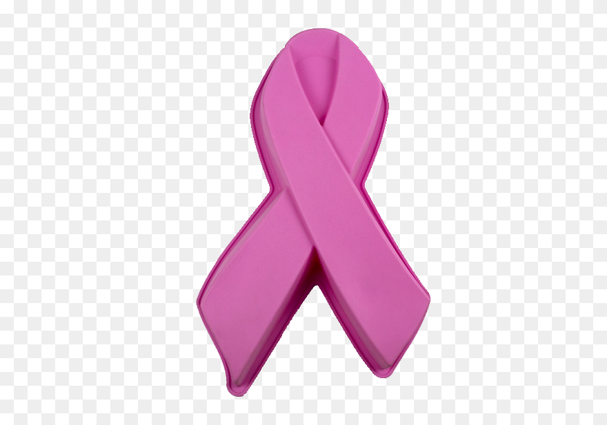 Cross With Cancer Ribbon Clipart Clip Art Download - Pink Ribbon - Png Download