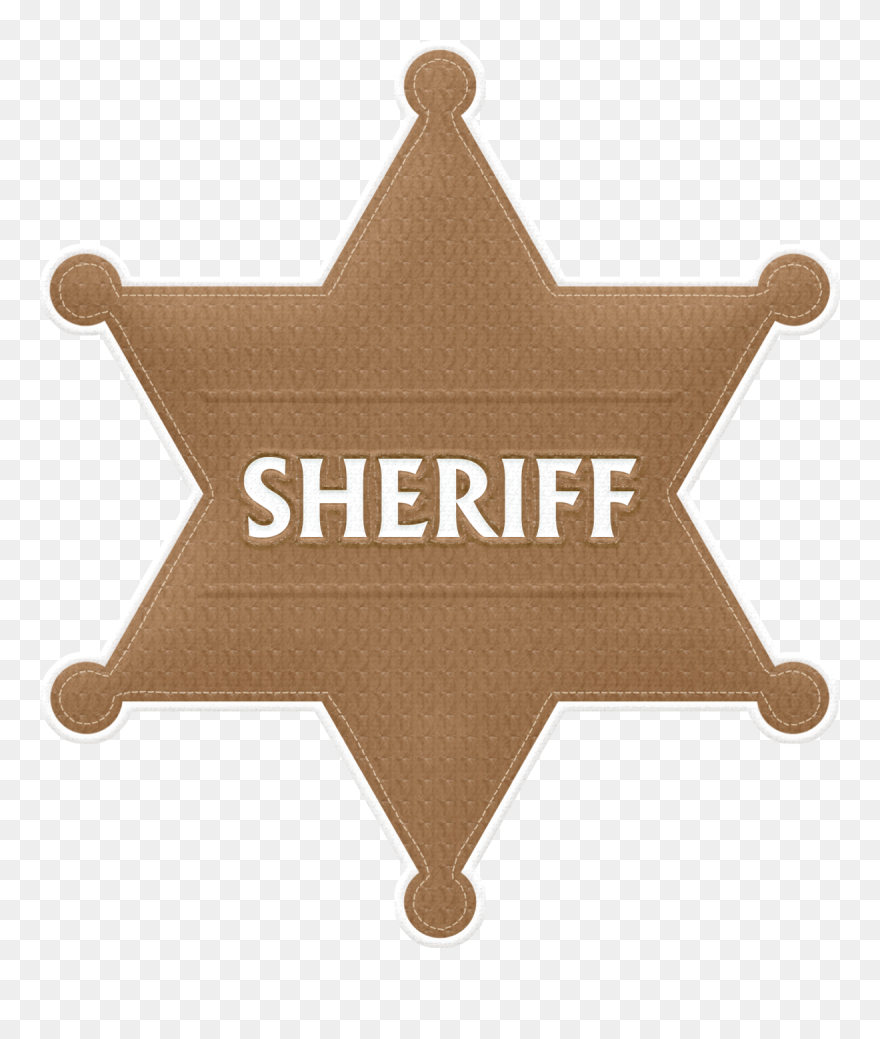 Badge Sheriff Royalty-free Clip Art - Emblem - Png Download