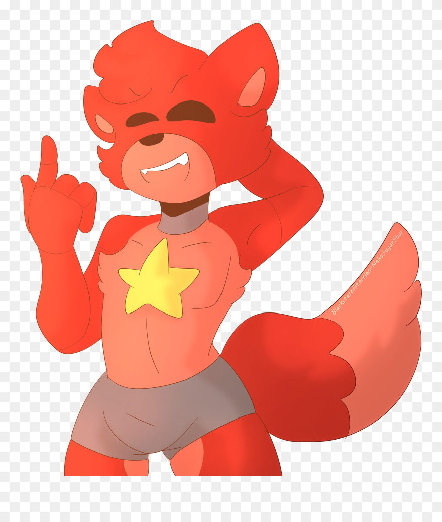 Hair Clipart Rockstar - Rockstar Foxy X Rockstar Freddy - Png Download