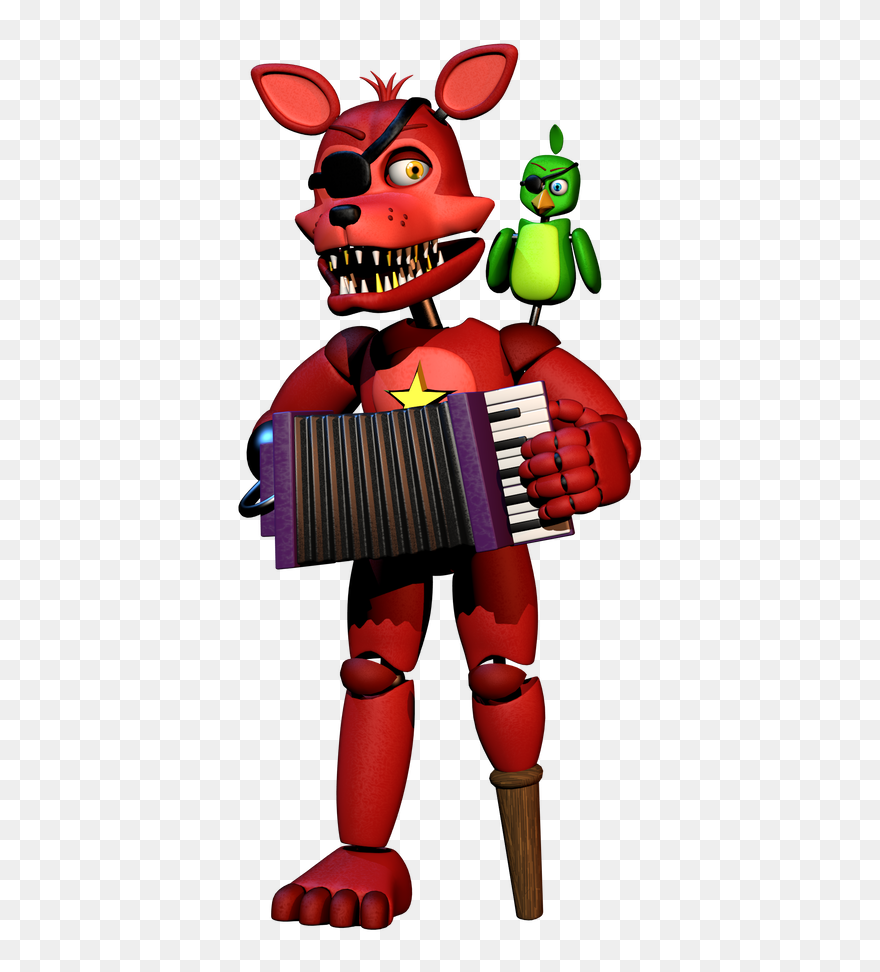Fnaf Rockstar Foxy Clipart