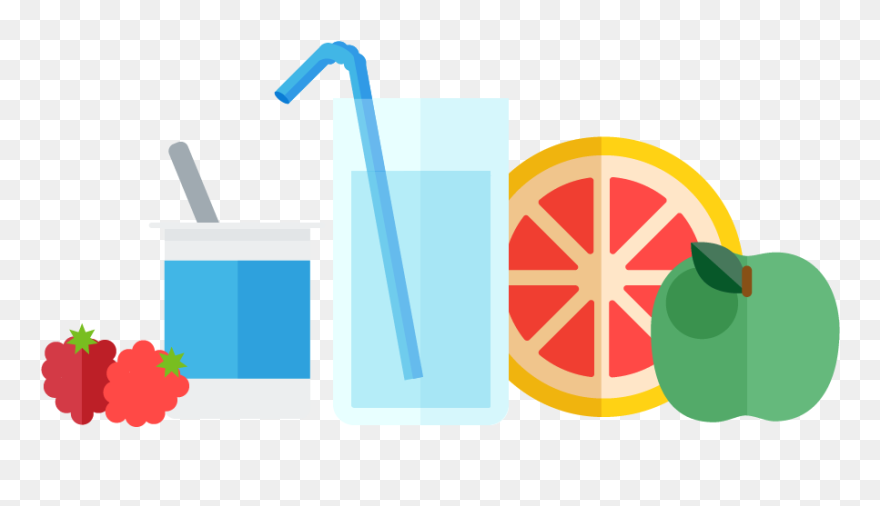 Illustration Of Different Foods Clipart