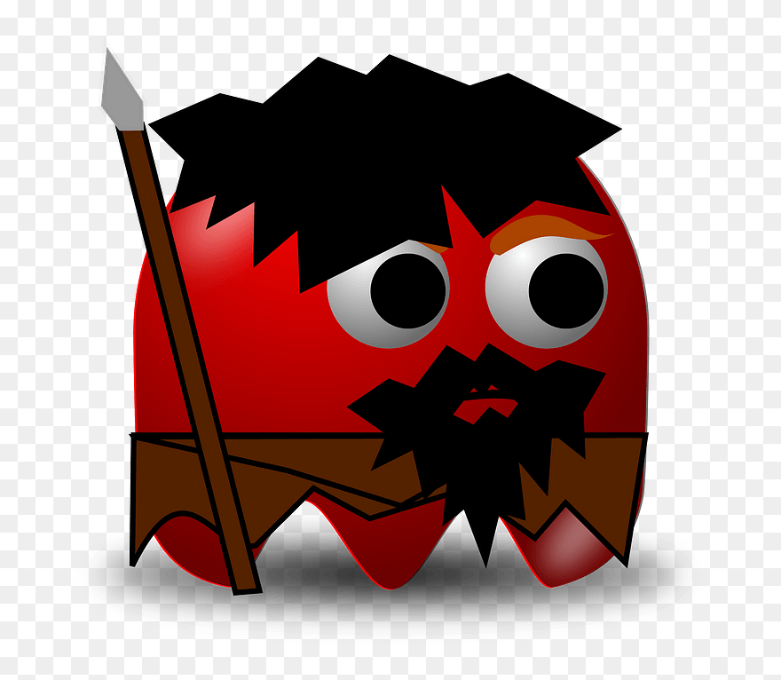 Ice Age Hunter Clipart - Hunter Cartoon - Png Download