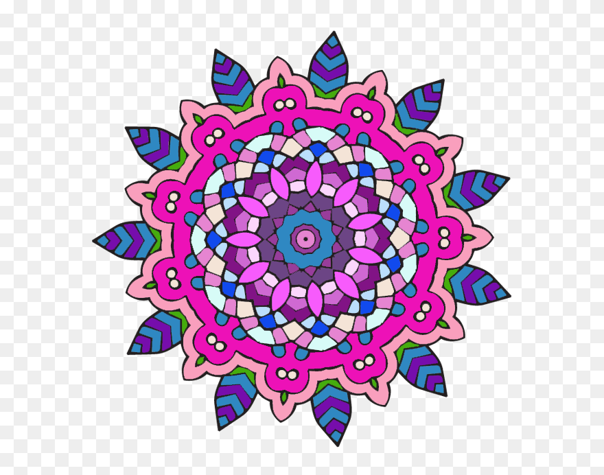 Mastodon The Hunter Artwork Clipart , Png Download - Colorful Transparent Mandala Png