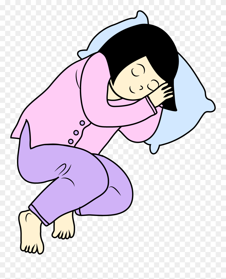 Transparent Late Night Clipart - Late Night Sleep Cartoon - Png Download
