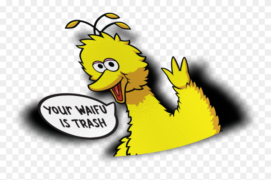 Big Bird Sticker Clipart