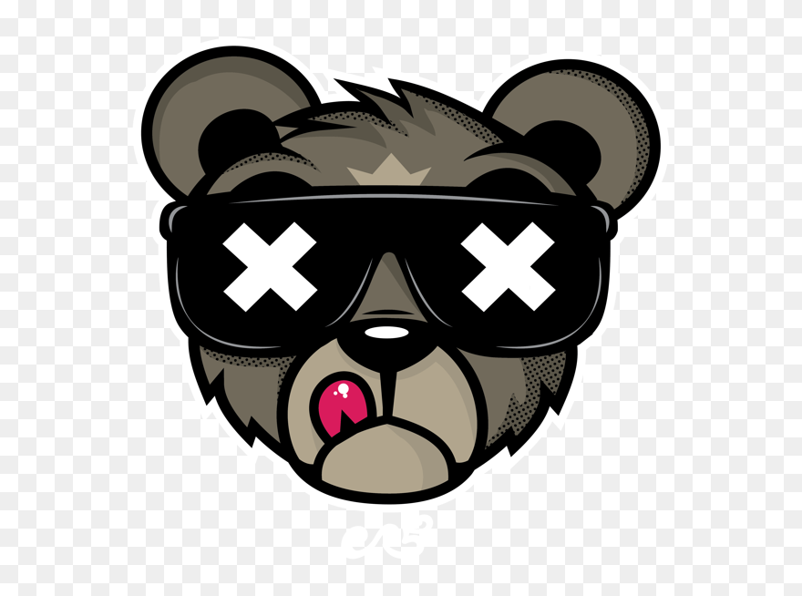Crew Five Cali Bear - Cartoon Logos For Youtube Clipart