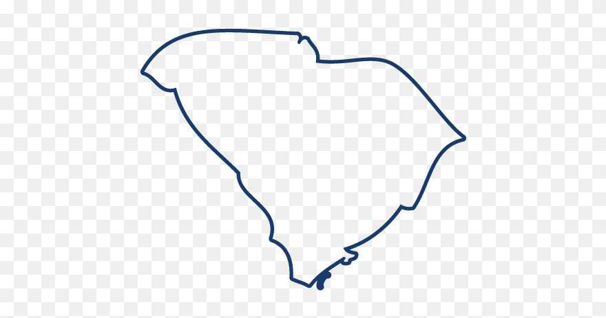 South Carolina - Line Art Clipart