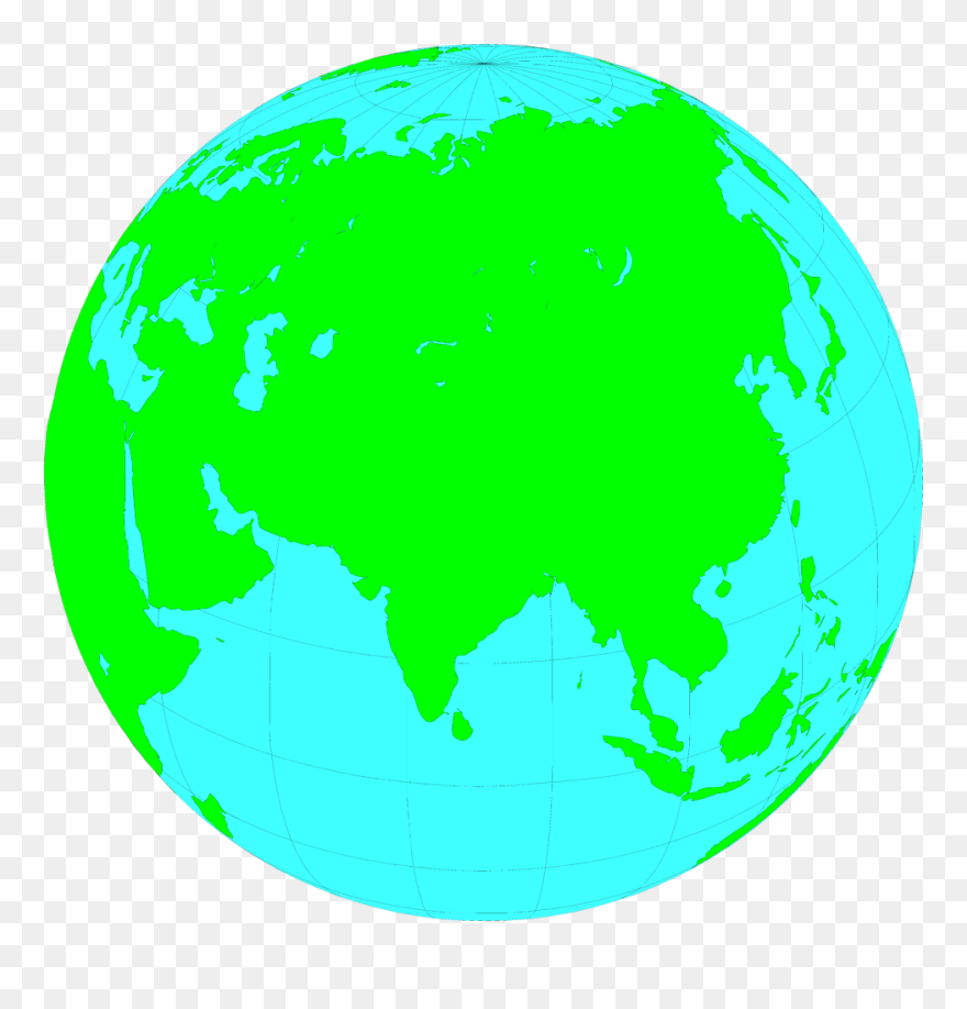 India On Globe Clipart , Png Download - India Located In Globe Transparent Png