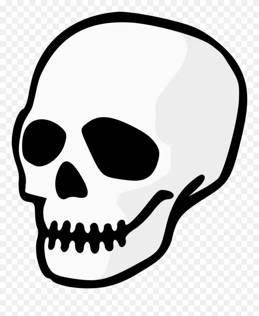 Skull Drumsticks Clipart Banner Freeuse Library Skull - Skull Clipart - Png Download