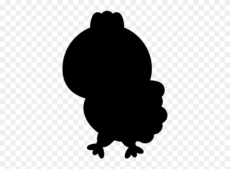 Chicken Silhouette Clip Art - Illustration - Png Download