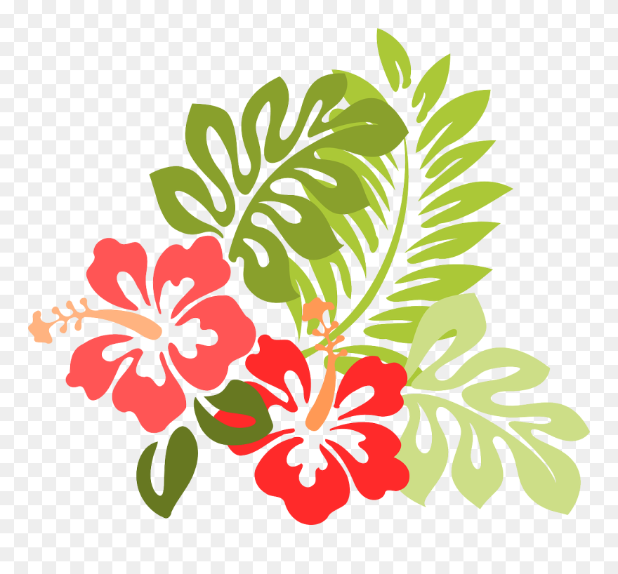 Hawaiian Lilo And Stitch Flower Clipart