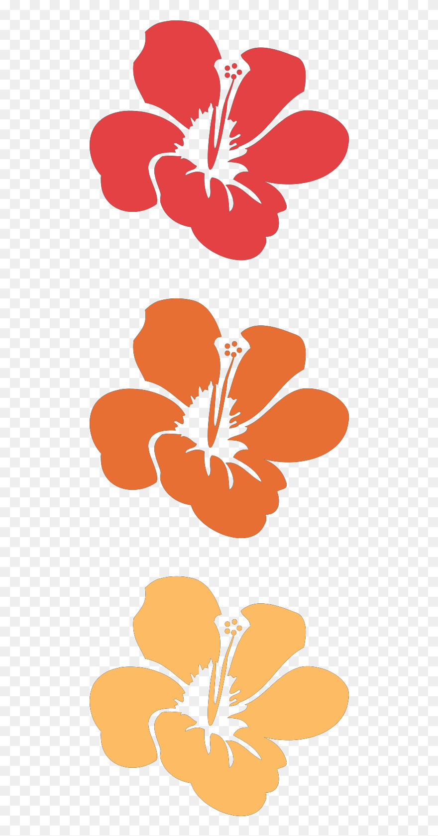 Hibiscus Flower Clip Art - Png Download