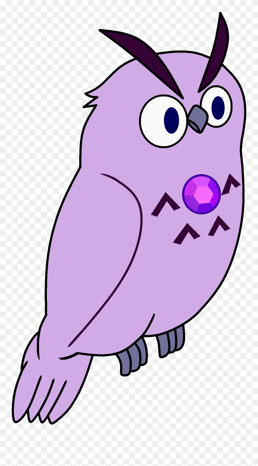 Bagel Clipart Amethyst - Steven Universe Amethyst As An Owl - Png Download