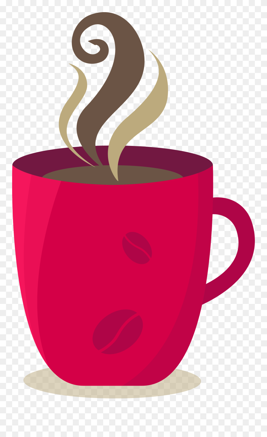 Cup Cafe Cartoon Material - Coffee Cup Images Cartoon Clipart