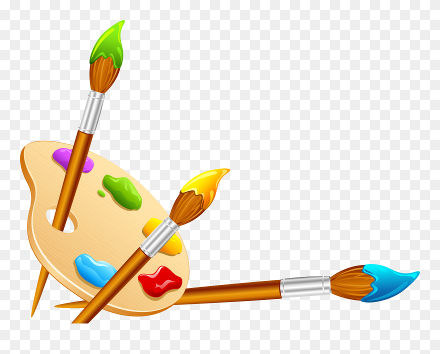 Painting Clip Art - Drawing Brush Png Transparent Png