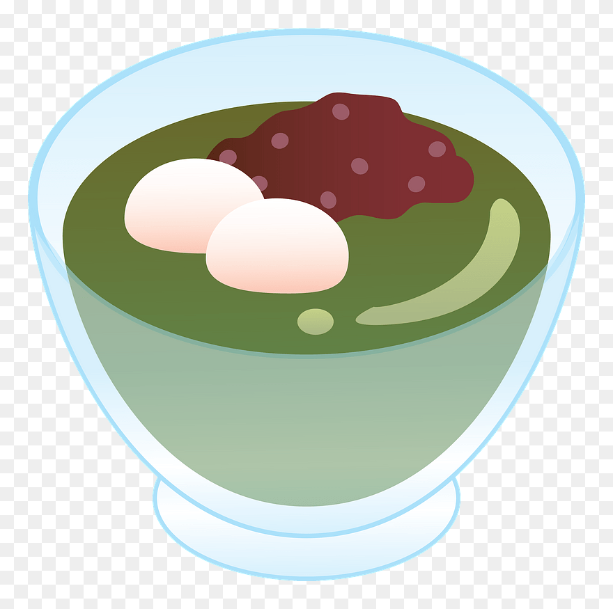 Matcha Jelly Dessert Clipart - Circle - Png Download
