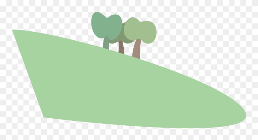 Vector Hills Transparent - Hill Side Clipart - Png Download