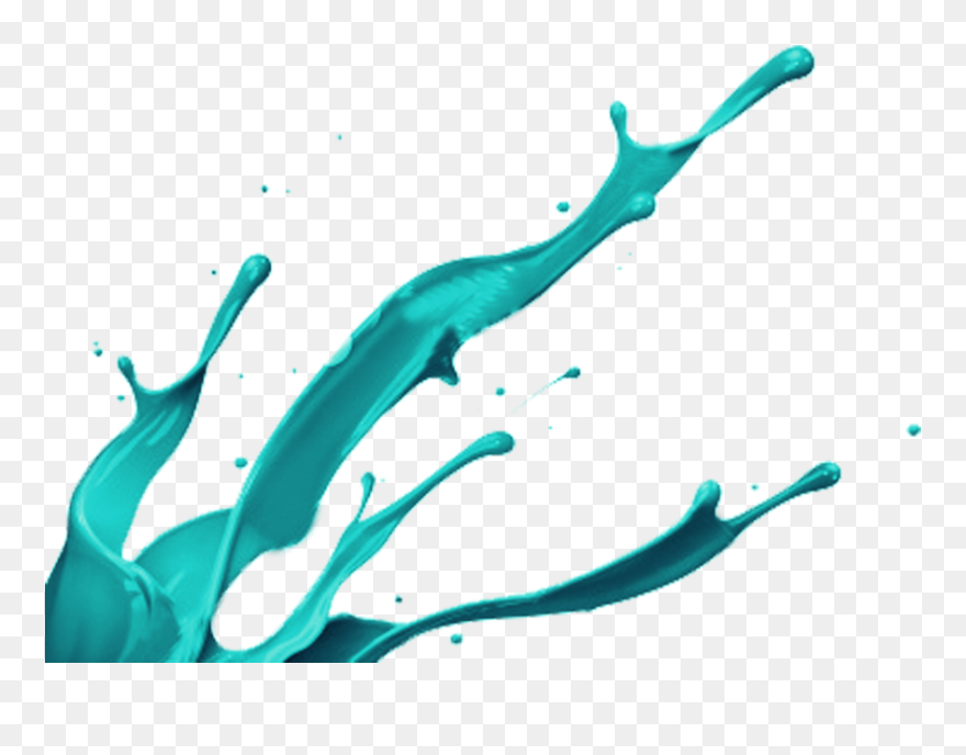 Watercolor Painting Clip Art - Paint Splash - Png Download