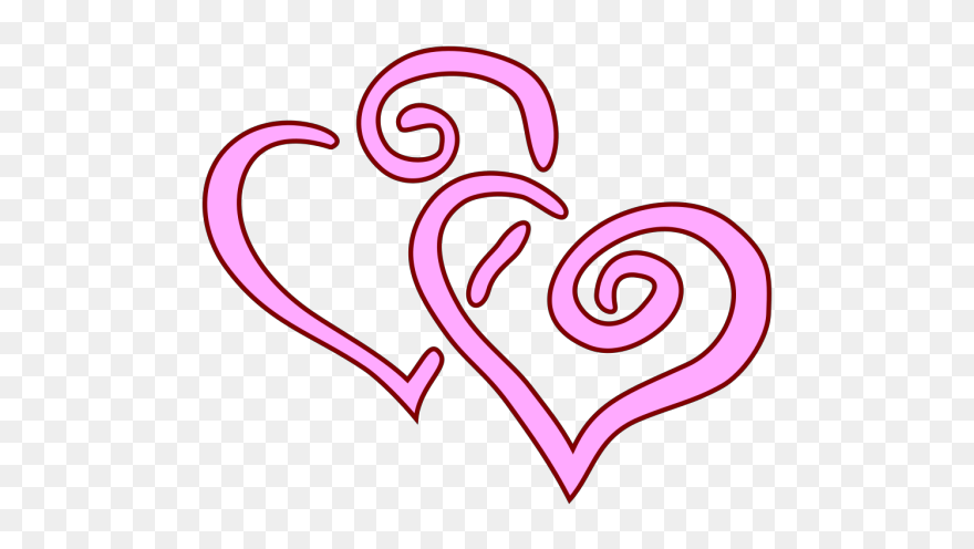 Two Hearts Png Icons - Clip Art Two Hearts Transparent Png