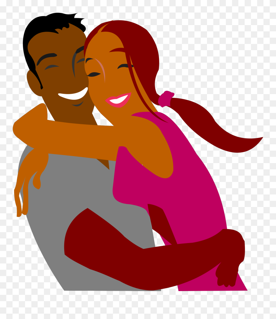 Black Couples Clipart - Png Download