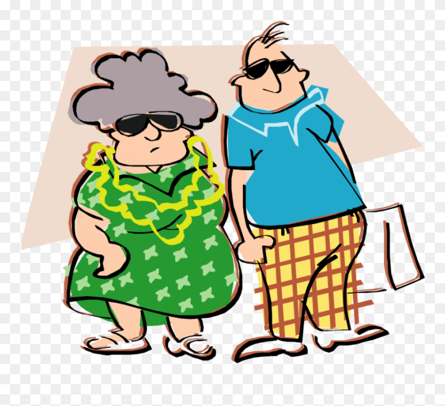 Free Png Download Old Coupletransparent Png Images - Transparent Clip Art Funny Couple