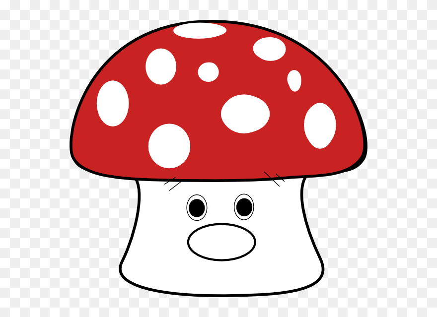 Surprised Mushroom Clipart