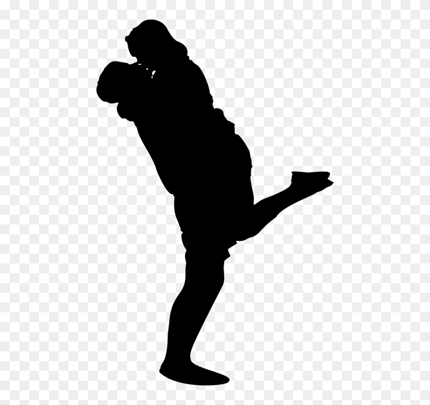 Standing,human Behavior,silhouette - Couple In Love Silhouette Clipart