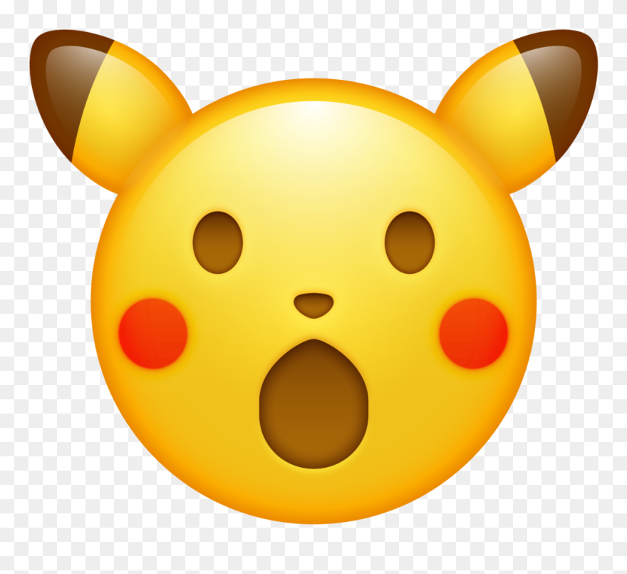 Trinket Geek Here"s A High Res Surprised Pikachu Emoji - Pikachu Emoji Clipart