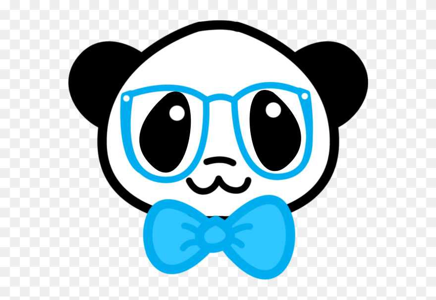 Nerd Wallpaper Clipart Images Gallery For Free Download - Cute Nerd Panda Cartoon - Png Download