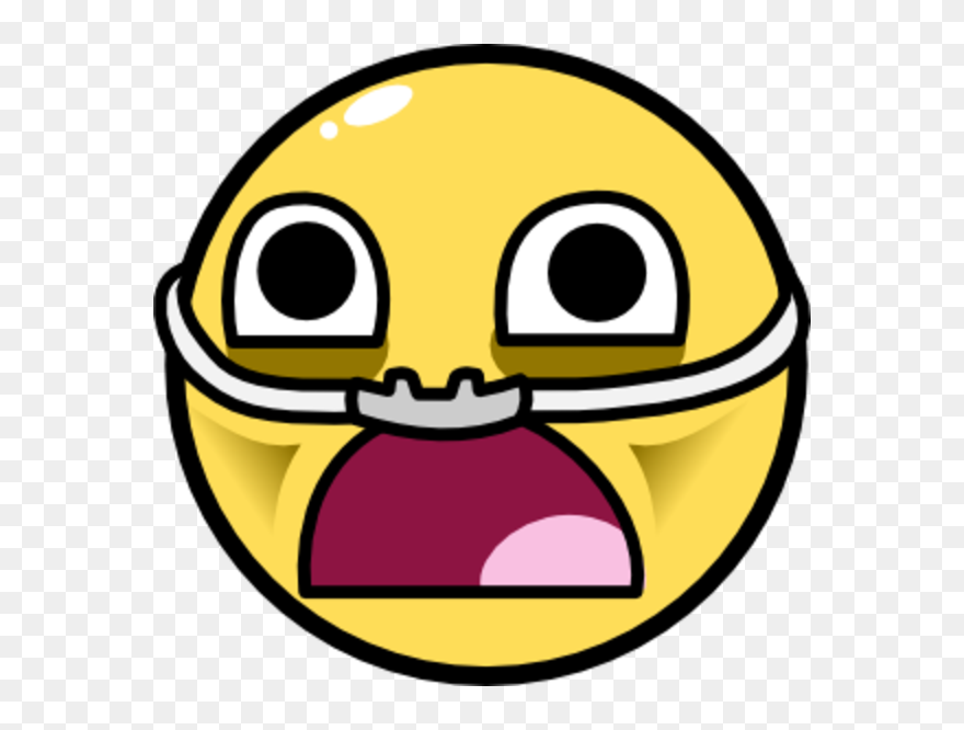 Awesome Face / Epic Smiley - Can T Breathe Emoji Clipart