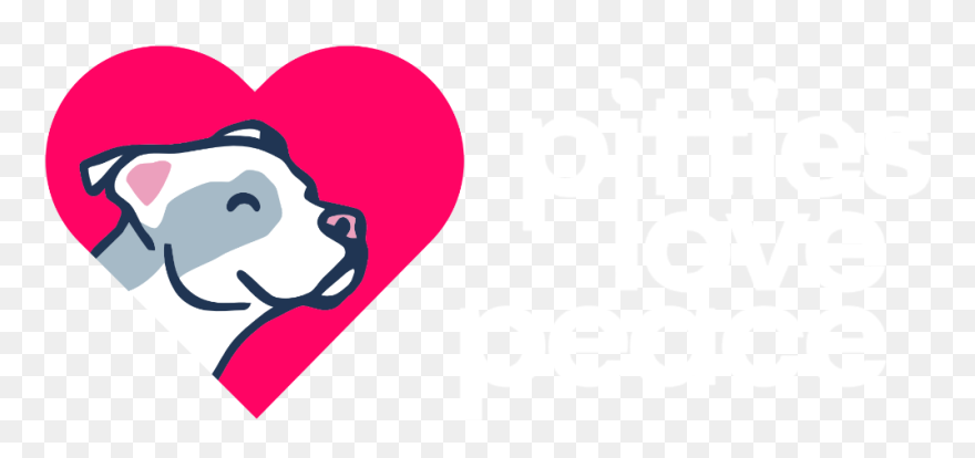 Pitties Love Peace, Inc - Pitties Love Peace Logo Clipart