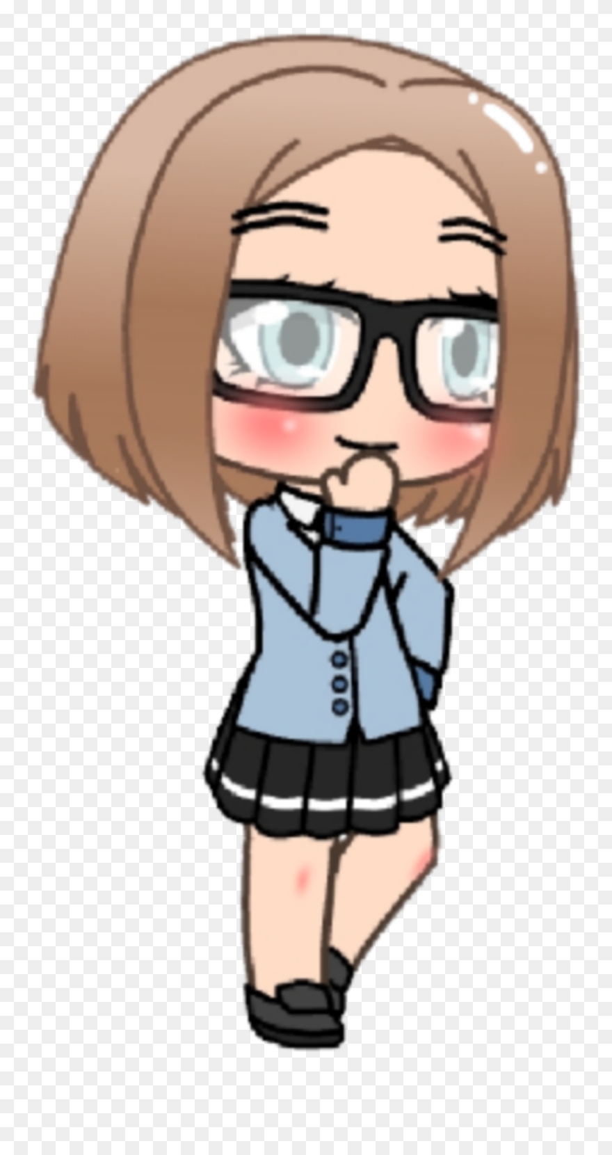#nerd #girl #nerdy #nerdygirl #nerdyglasses #nerdylook - Illustration Cartoon Nerd Girl Clipart