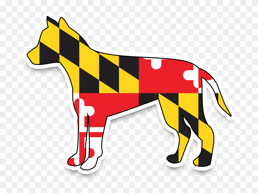 Vector Maryland State Flag Clipart