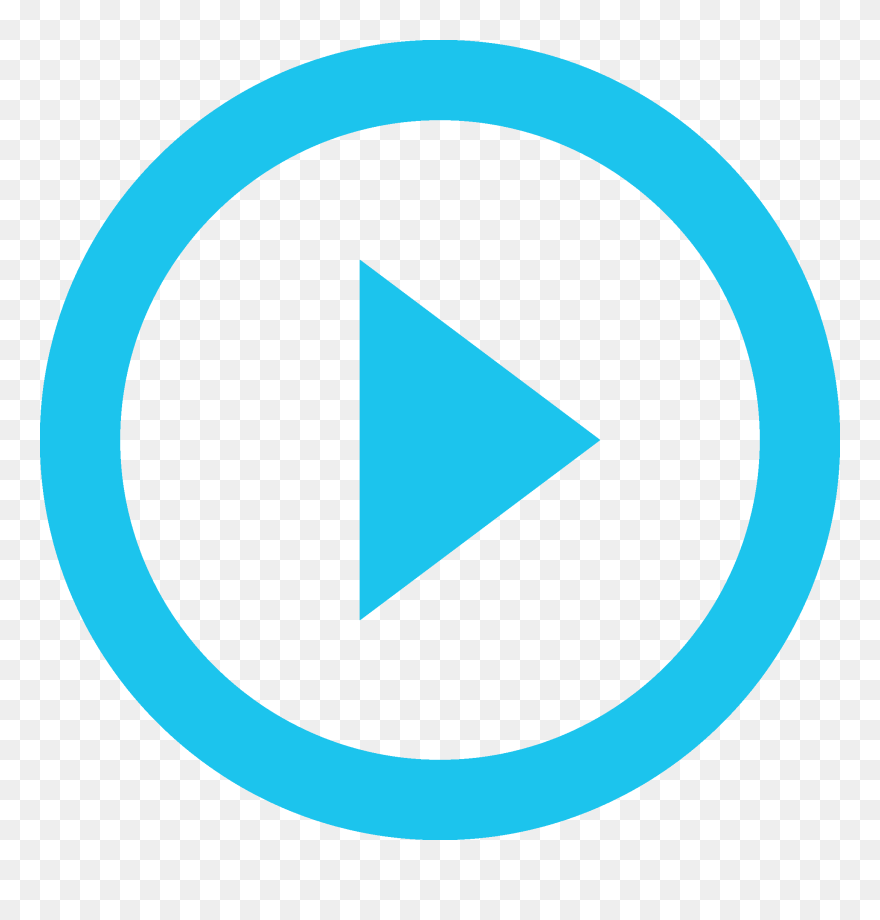 Play Button, Watch Video Understand The Power Clarip - Blue Star In Circle Clipart