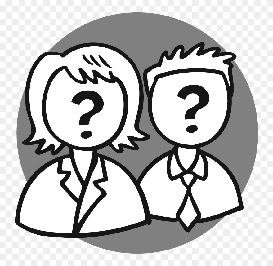 Transparent Black And White Question Mark Clipart - Png Download