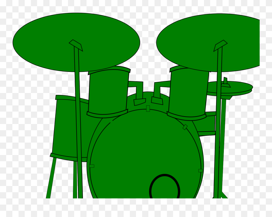Drums Clipart Black And White - Png Download