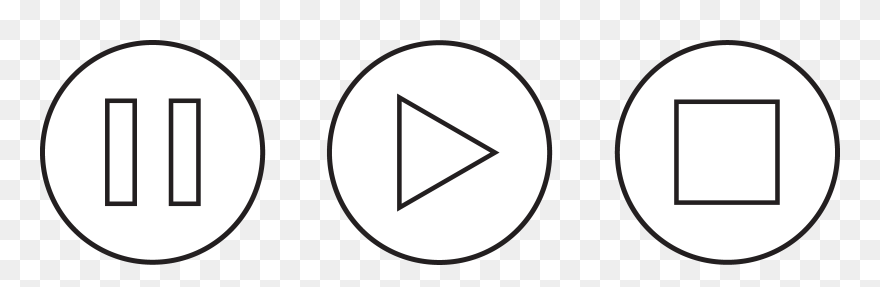 Pause Transparent Play - Play Pause Button Png Clipart
