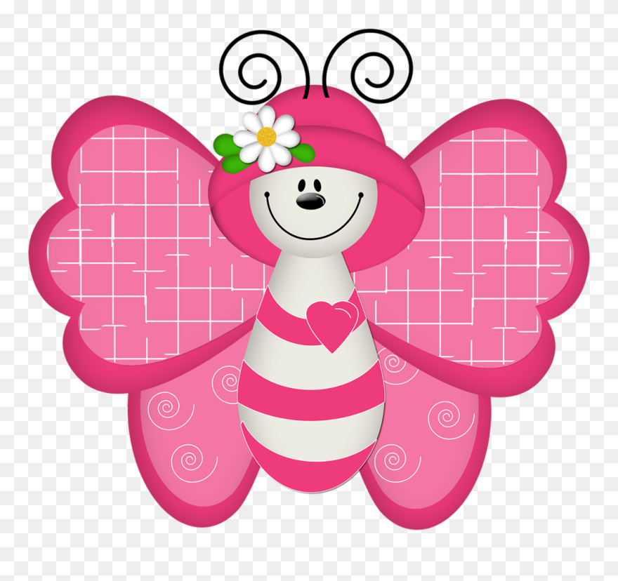Transparent Pink Butterfly Clipart - Imagenes De Mariposas En Animados - Png Download