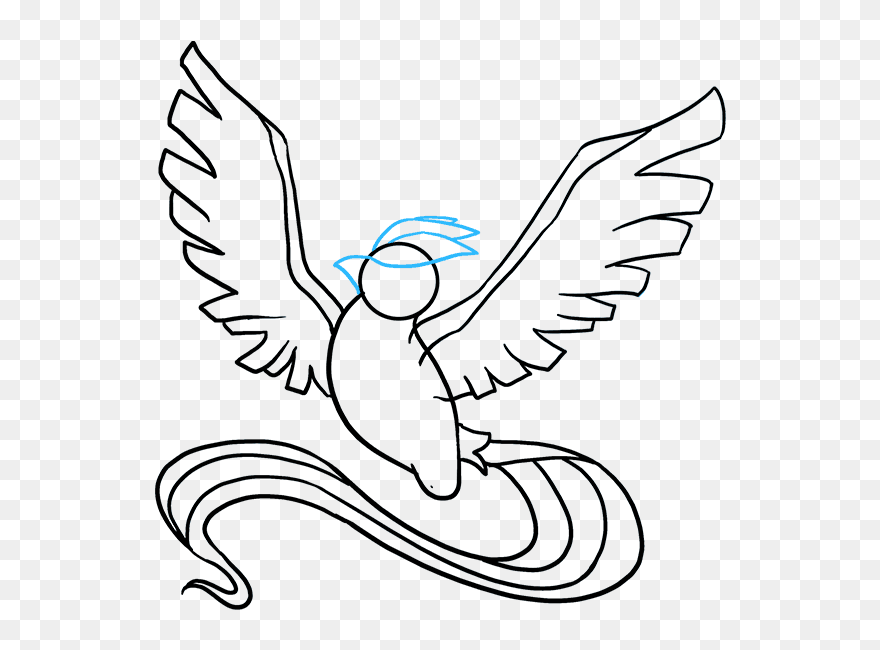 How To Draw Articuno - Articuno Drawingable Clipart