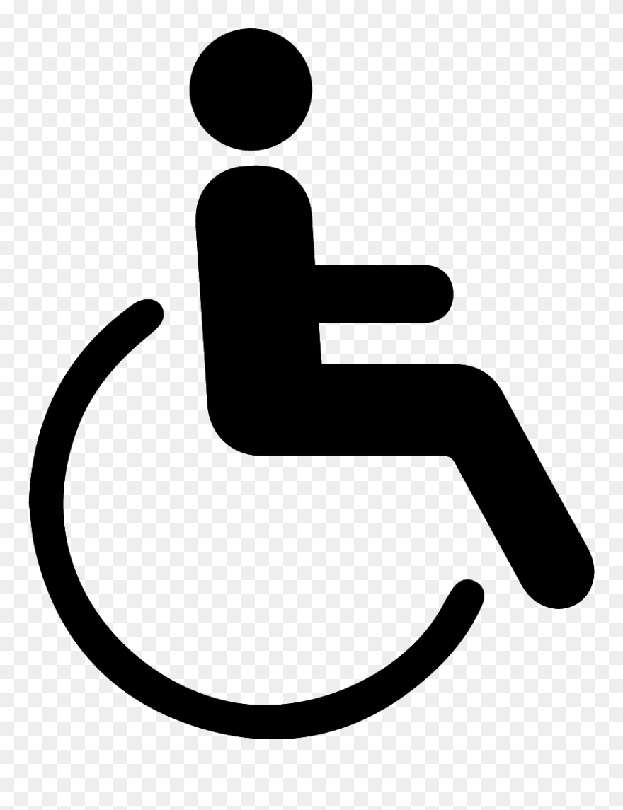 Transparent Peanut Butter And Jelly Clip Art - Person With Disability Icon - Png Download