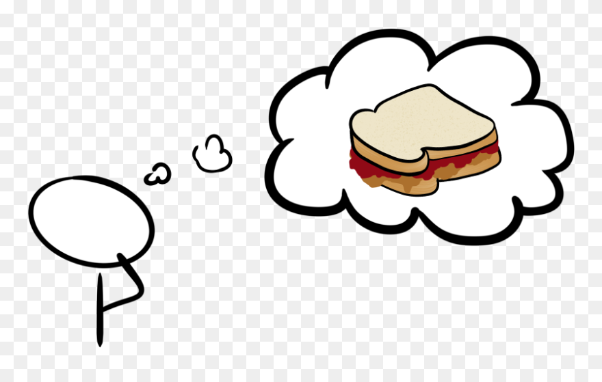 Envisioning A Peanut Butter And Jelly Sandwich - Peanut Butter And Jelly Sandwich Clipart