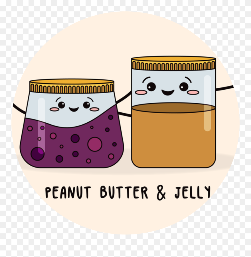 #peanutbutter #jelly #bff #freetoedit - Cartoon Clipart
