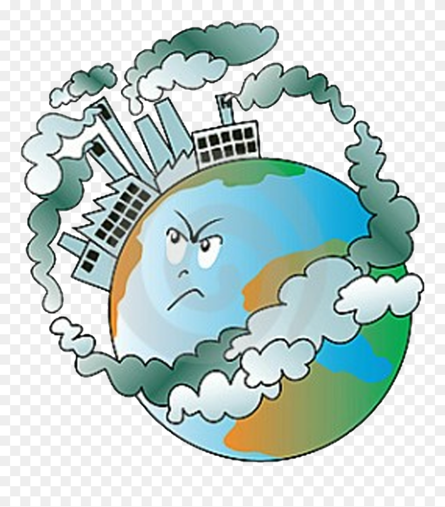 Water Pollution Clipart Transparent Graphic Free Download - Air Pollution Water Pollution Drawing - Png Download